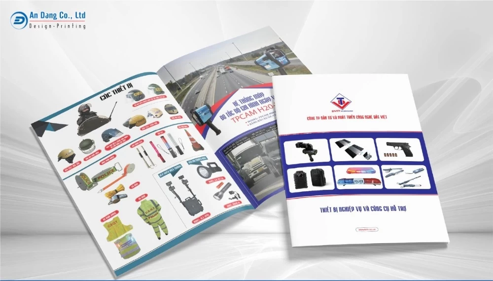 Mẫu catalogue giới thiệu sản phẩm khổ A4 cho công ty Đầu tư và Phát triển Công nghệ Đất Việt