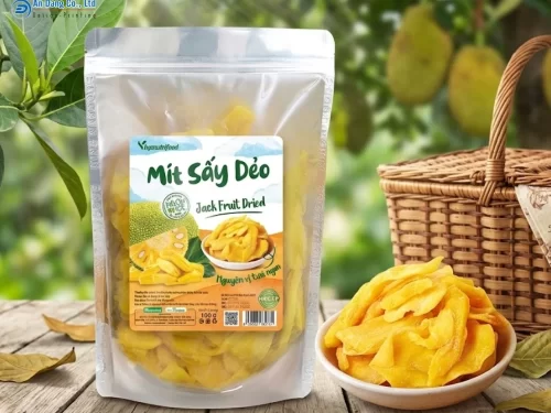 Bịch mít sấy có dán tem chuyên nghiệp