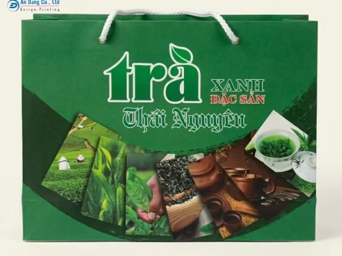 Mẫu túi đựng trà xanh đặc sản Thái Nguyên