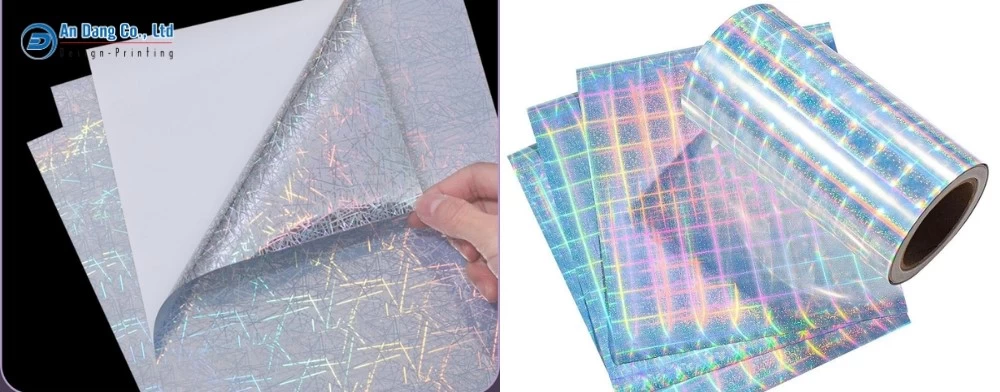 Giấy hologram có nhiều mẫu hoa văn đa dạng