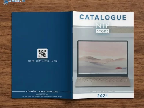 Mẫu catalogue laptop của cửa hàng laptop NTP Store