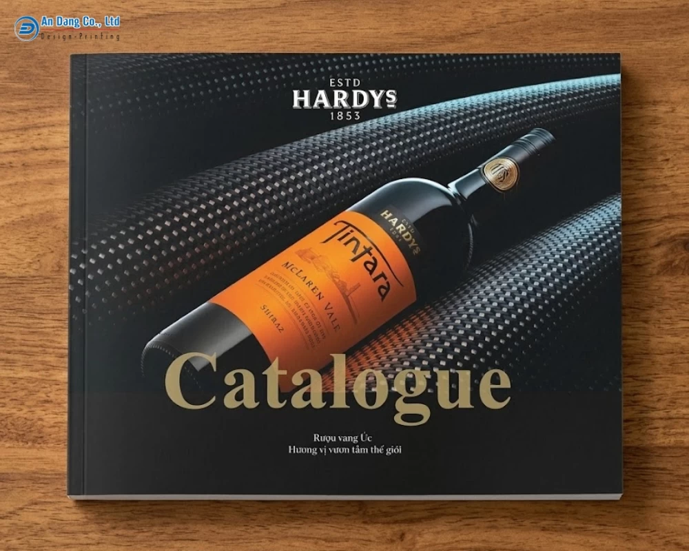 Mẫu catalogue rượu vang sang trọng, đẳng cấp