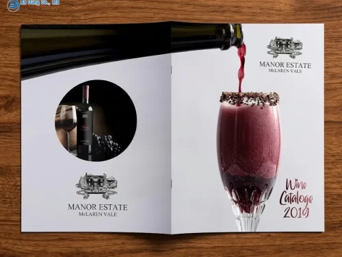 Mẫu catalogue rượu vang độc đáo, thu hút