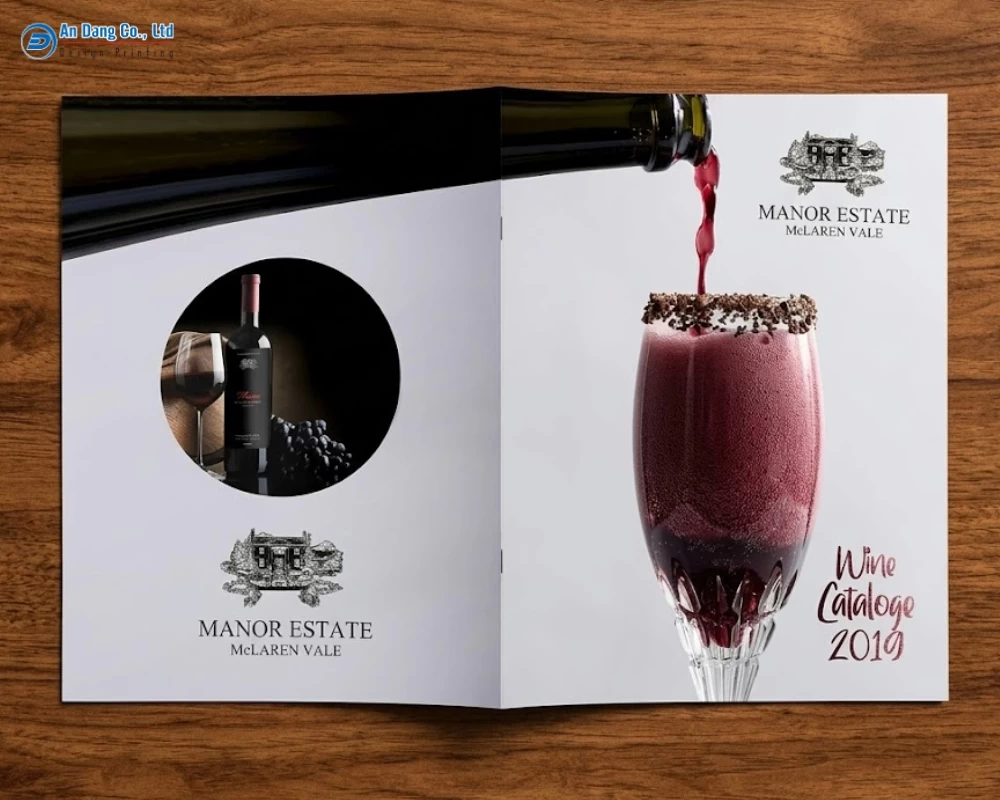 Mẫu catalogue rượu vang độc đáo, thu hút