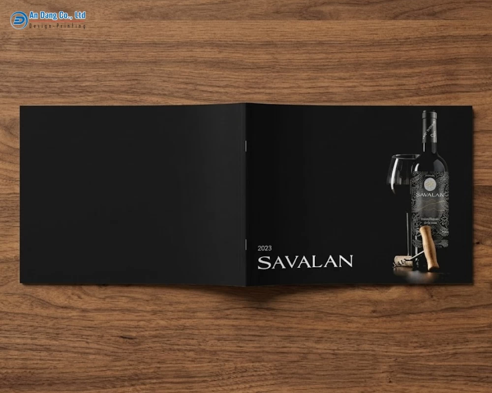 Mẫu catalogue rượu ấn tượng giúp thương hiệu SAVALAN ghi dấu ấn với khách hàng