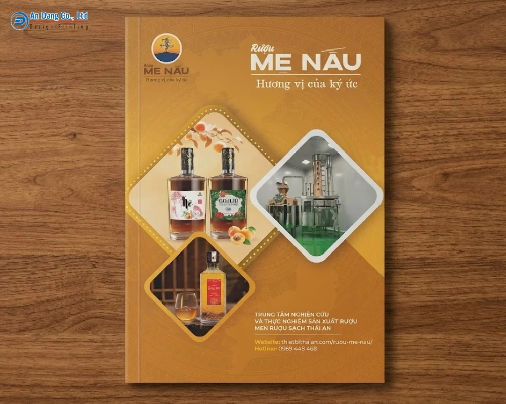 Mẫu catalogue rượu men chuyên nghiệp