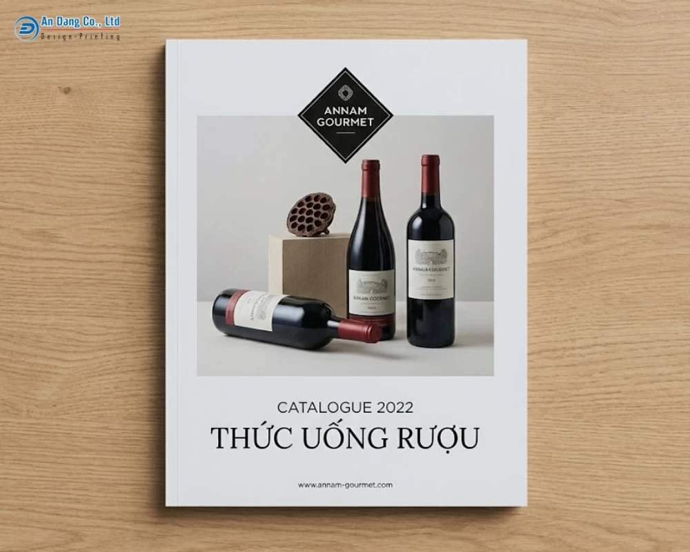 Mẫu catalogue rượu vang đẹp