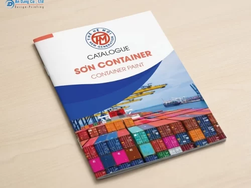 Mẫu catalogue sơn container của hãng sơn Thế Hệ Mới