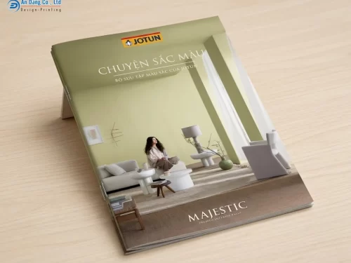 Mẫu catalogue bảng màu sơn của thương hiệu sơn Jotun