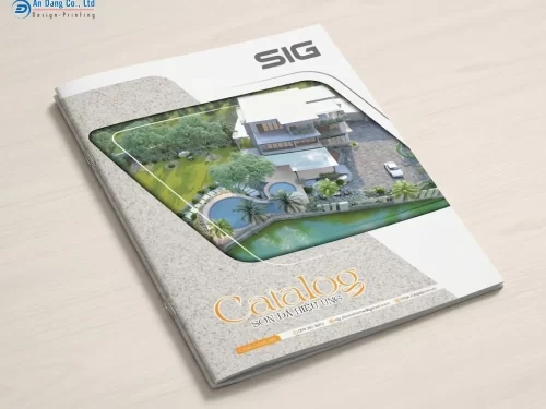 Mẫu catalogue sơn đá hiệu ứng của thương hiệu SIG