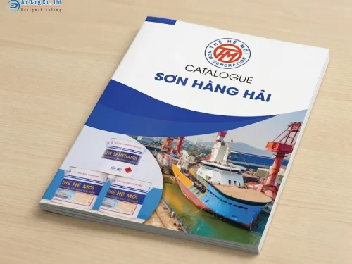 Mẫu catalogue giới thiệu sản phẩm sơn hàng hải