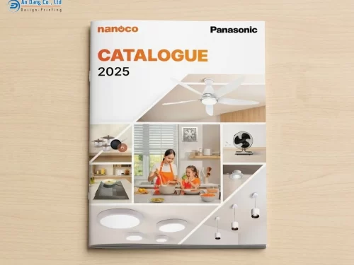 Mẫu catalogue giới thiệu sản phẩm thiết bị điện dân dụng của hãng Panasonic