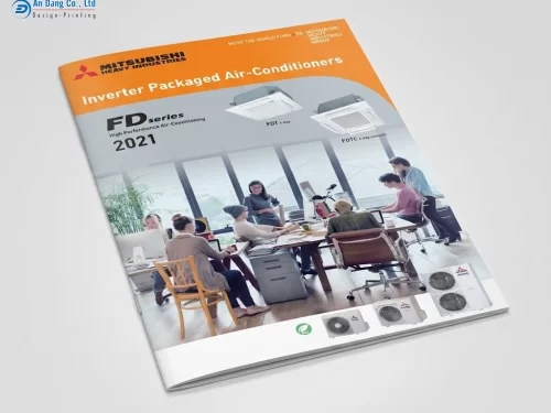 Mẫu catalogue sản phẩm điều hòa của hãng Mitsubishi