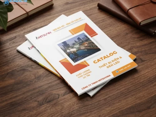 Mẫu catalogue thiết bị điện công nghiệp và đèn LED