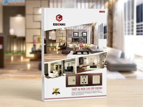 Mẫu catalogue thiết bị điện cao cấp của hãng EDENKI