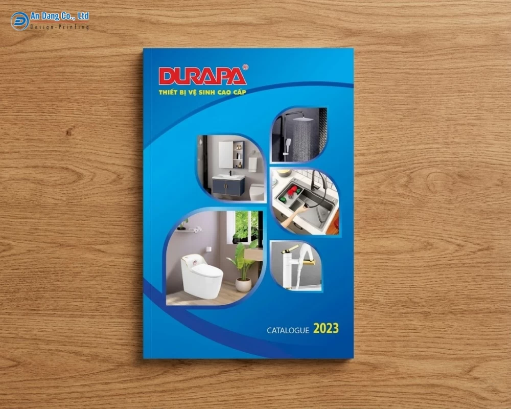 Mẫu catalogue thiết bị vệ sinh của hãng Durapa