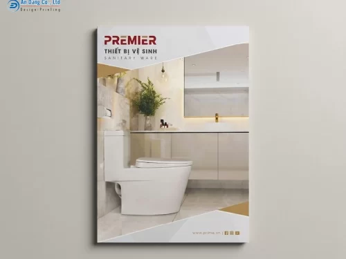 Mẫu catalogue hiện đại giới thiệu sản phẩm thiết bị vệ sinh