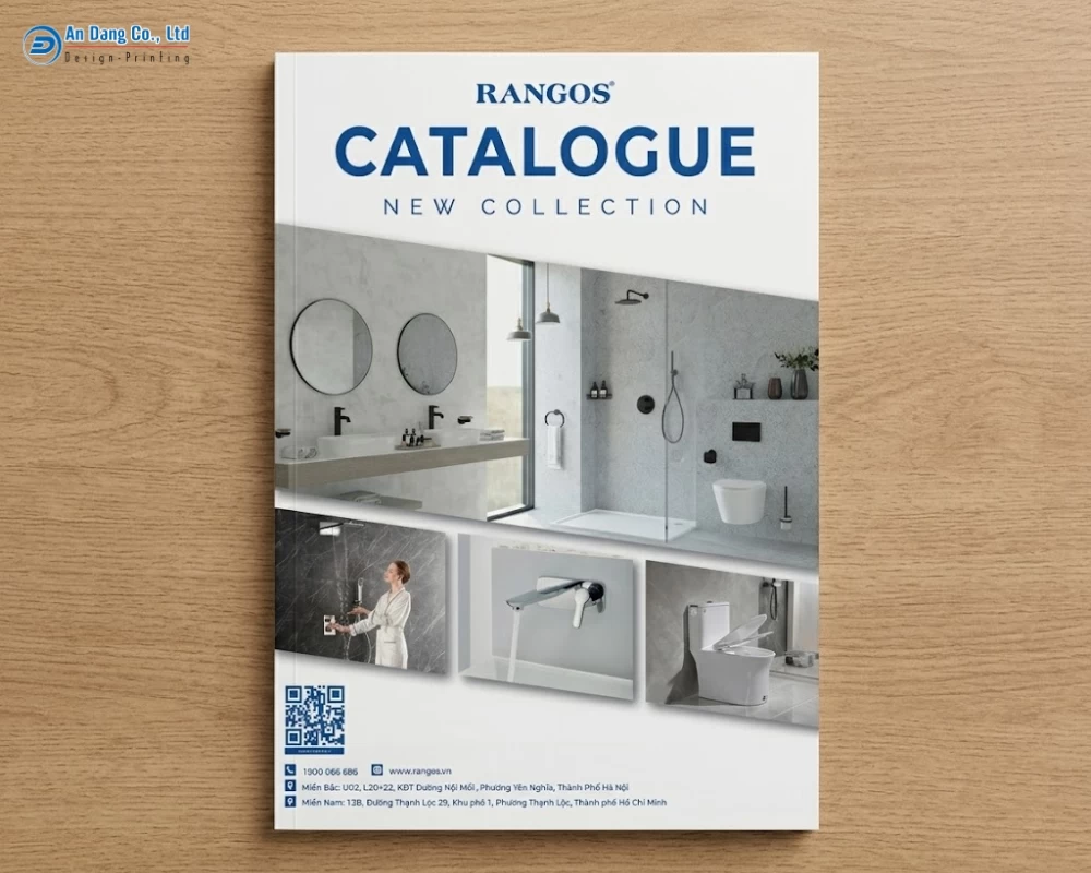 Mẫu catalogue giới thiệu bộ sưu tập sản phẩm thiết bị vệ sinh