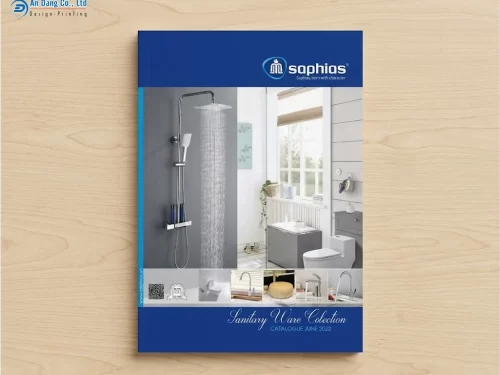 Mẫu catalogue thiết bị vệ sinh của hãng Saphias