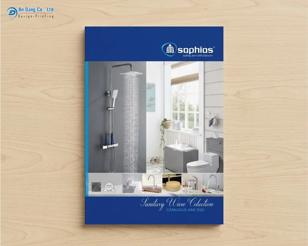 Mẫu catalogue thiết bị vệ sinh của hãng Saphias