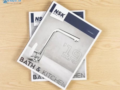 Mẫu catalogue giới thiệu vòi nước cho nhà tắm và nhà bếp