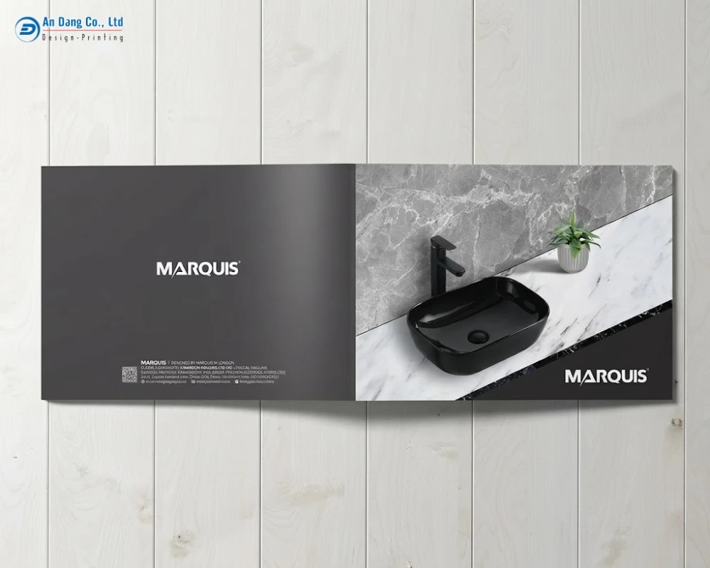 Mẫu catalogue thiết bị vệ sinh của hãng MARQUIS