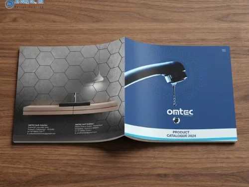 Mẫu catalogue thiết bị vệ sinh của hãng OMTEC