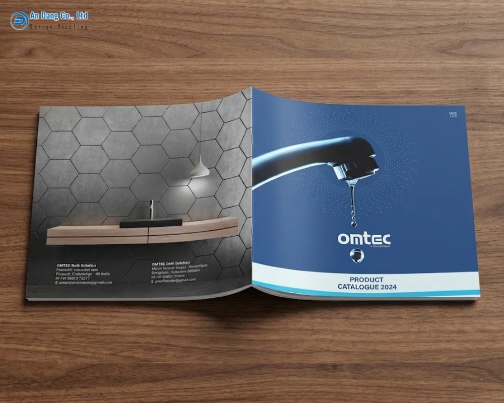 Mẫu catalogue thiết bị vệ sinh của hãng OMTEC