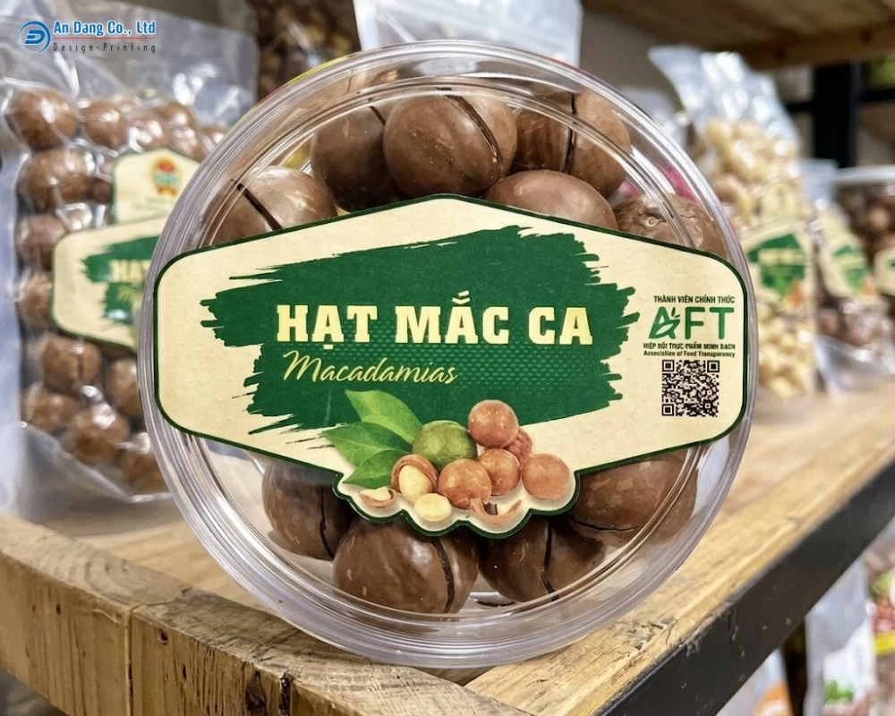 Tem macca có mẫu mã độc đáo