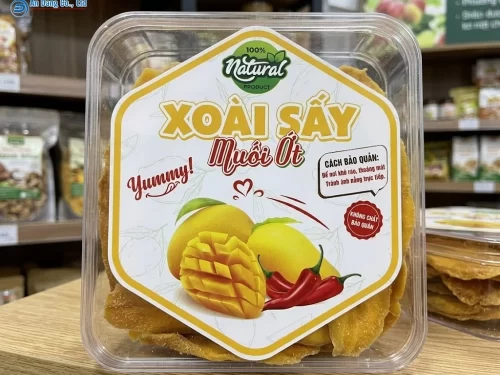 Tem xoài sấy dẻo muối ớt