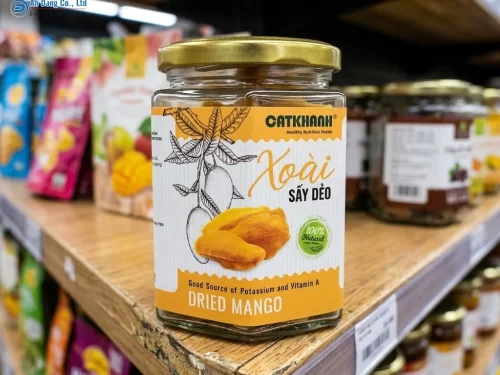 Mẫu tem dán xoài sấy dẻo đẹp mắt