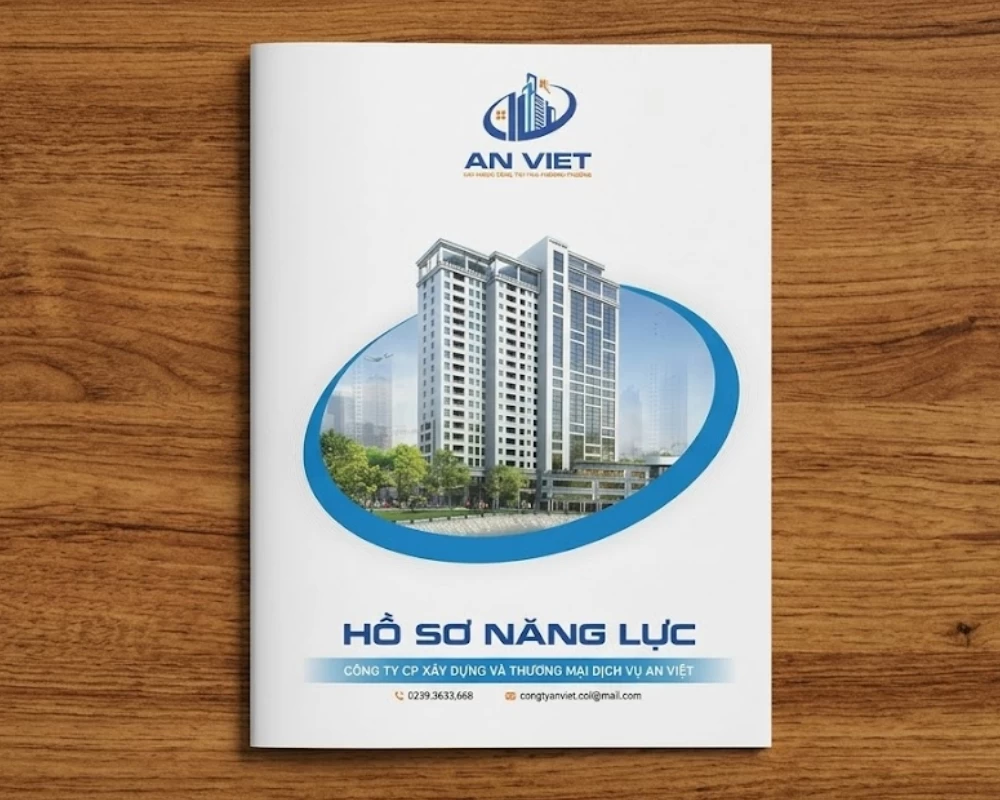 Mẫu hồ sơ năng lực công ty của doanh nghiệp xây dựng An Việt