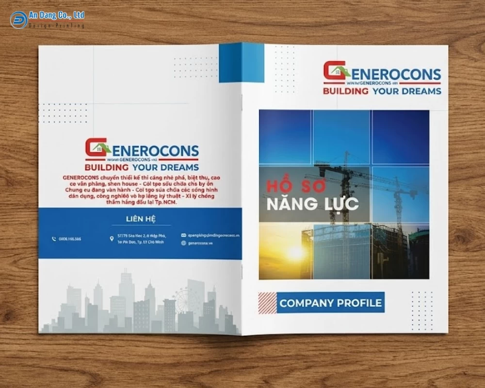 Mẫu hồ sơ năng lực công ty cho ngành xây dựng