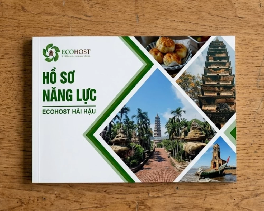 Mẫu hồ sơ năng lực đẹp cho doanh nghiệp ECOHOST Hải Hậu