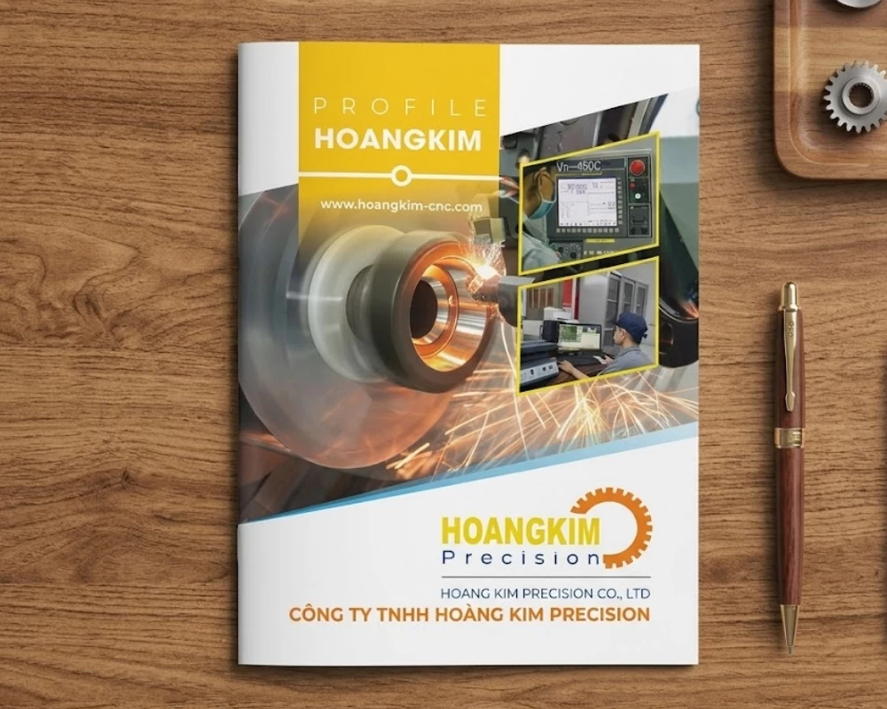 Mẫu thiết kế hồ sơ năng lực công ty chuyên nghiệp và ấn tượng cho ngành cơ khí