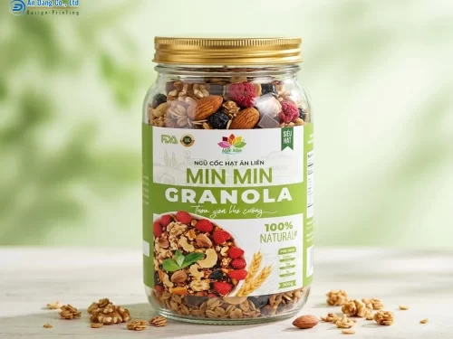 Tem ngũ cốc giúp tăng giá trị thẩm mỹ cho hộp ngũ cốc