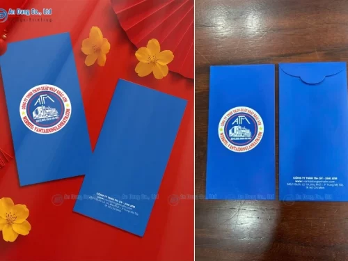 File mẫu thiết kế và ấn phẩm bao lì xì thực tế cho công ty Xuất Nhập Khẩu ATM