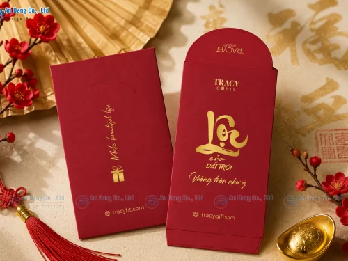 Bao lì xì viết thư pháp