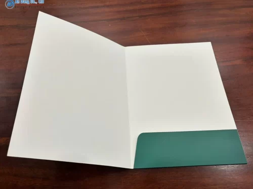 Mặt trong của bìa đựng hồ sơ A4 cho ngân hàng BIDV chi nhánh Đồng Tháp