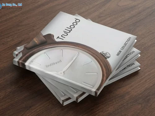 Mẫu catalogue giới thiệu bộ sưu tập đồng hồ mới của thương hiệu TruWood