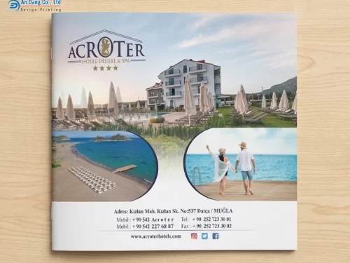 Mẫu catalogue nổi bật của khách sạn Acroter