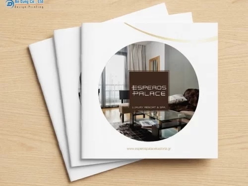Mẫu catalogue chuyên nghiệp của resort Esperos Palace