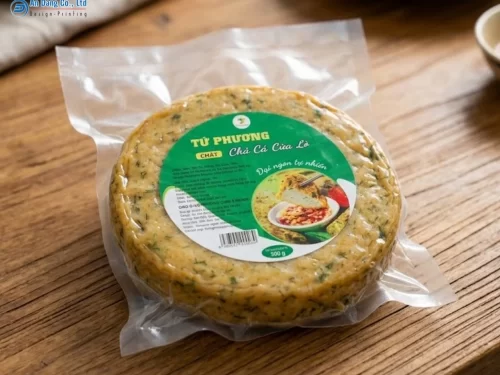 Mẫu tem nhãn chả cá Cửa Lò