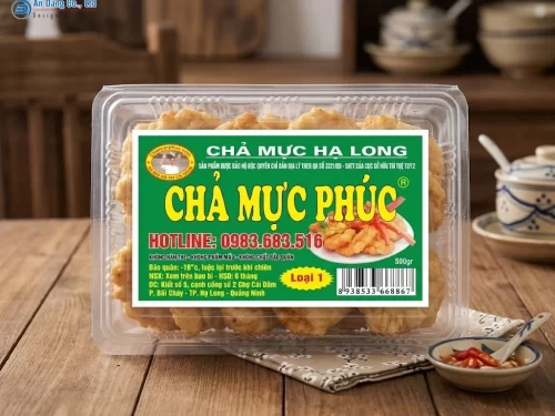 Tem chả mực cung cấp đầy đủ thông tin về sản phẩm