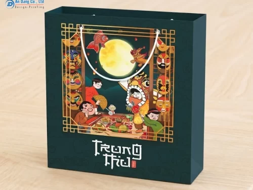 Mẫu túi quà tặng trung thu cao cấp, nổi bật