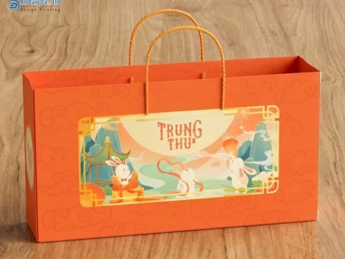 Mẫu túi đựng bánh trung thu dễ thương, xinh xắn