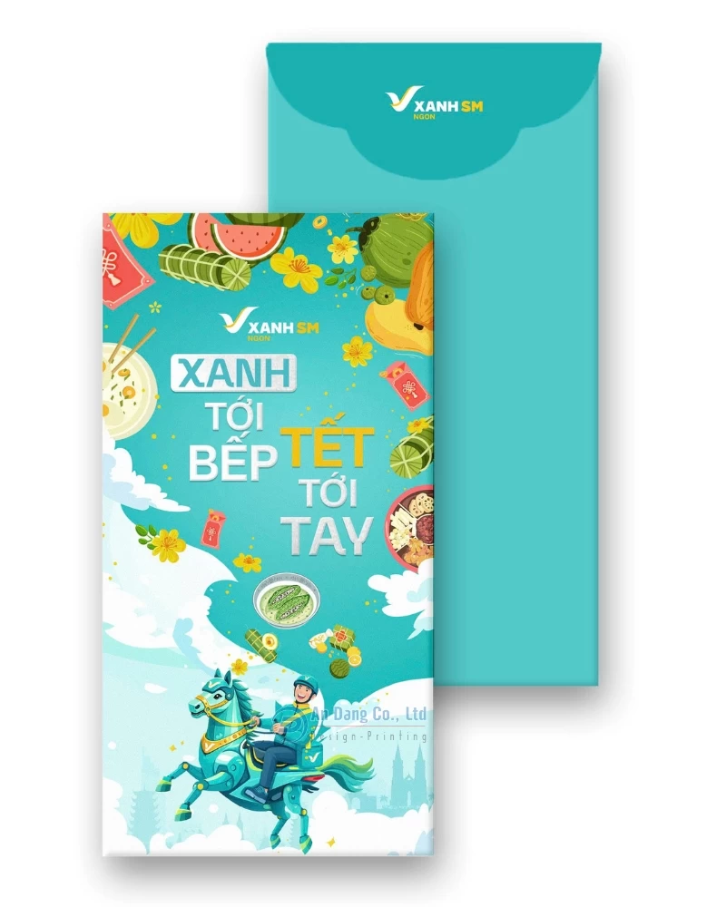 Bao lì xì cho hãng Xanh SM