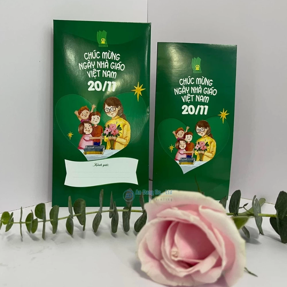 Bao lì xì chúc mừng ngày nhà giáo Việt Nam