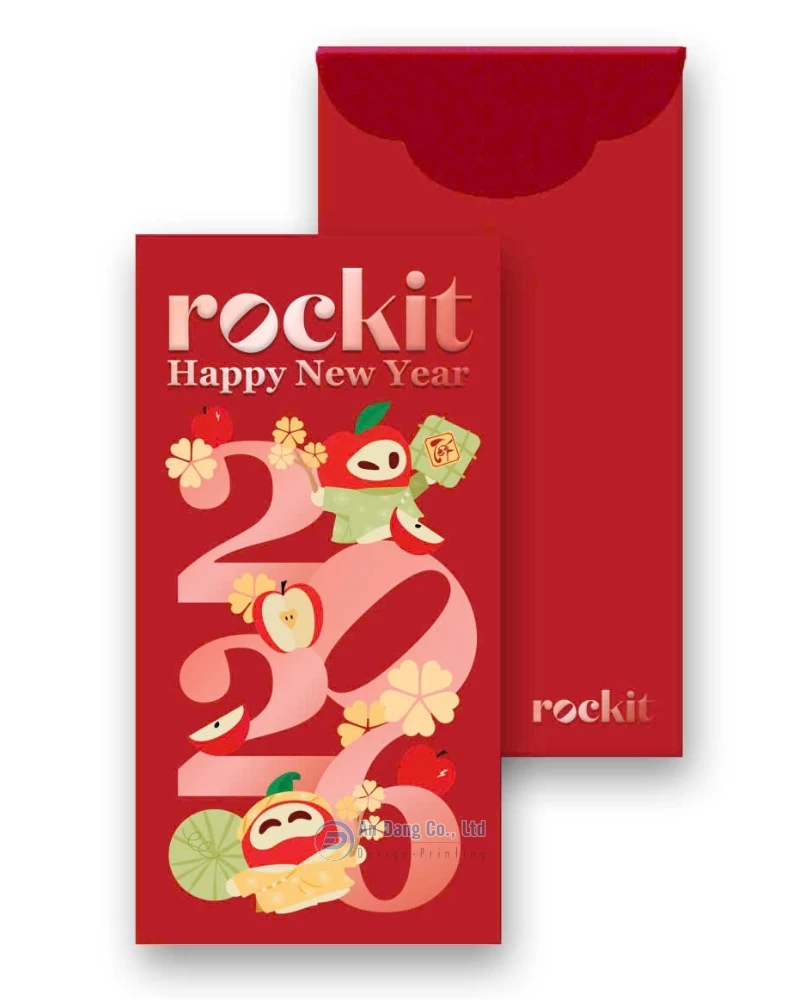 Bao lì xì tết cho thương hiệu Rockit