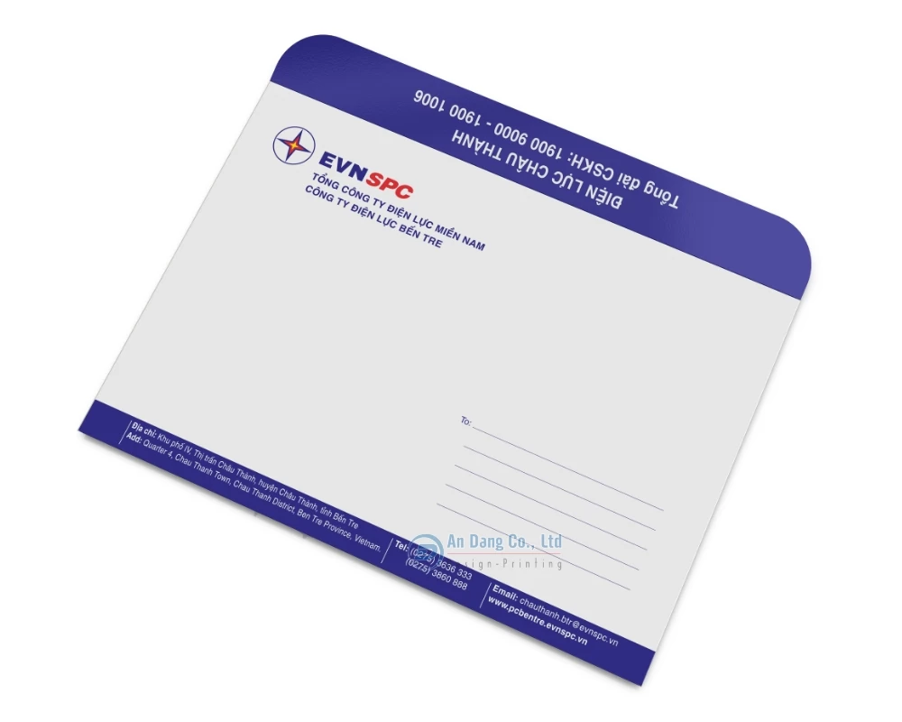 Bao thư cho công ty Điện Lực Bến Tre